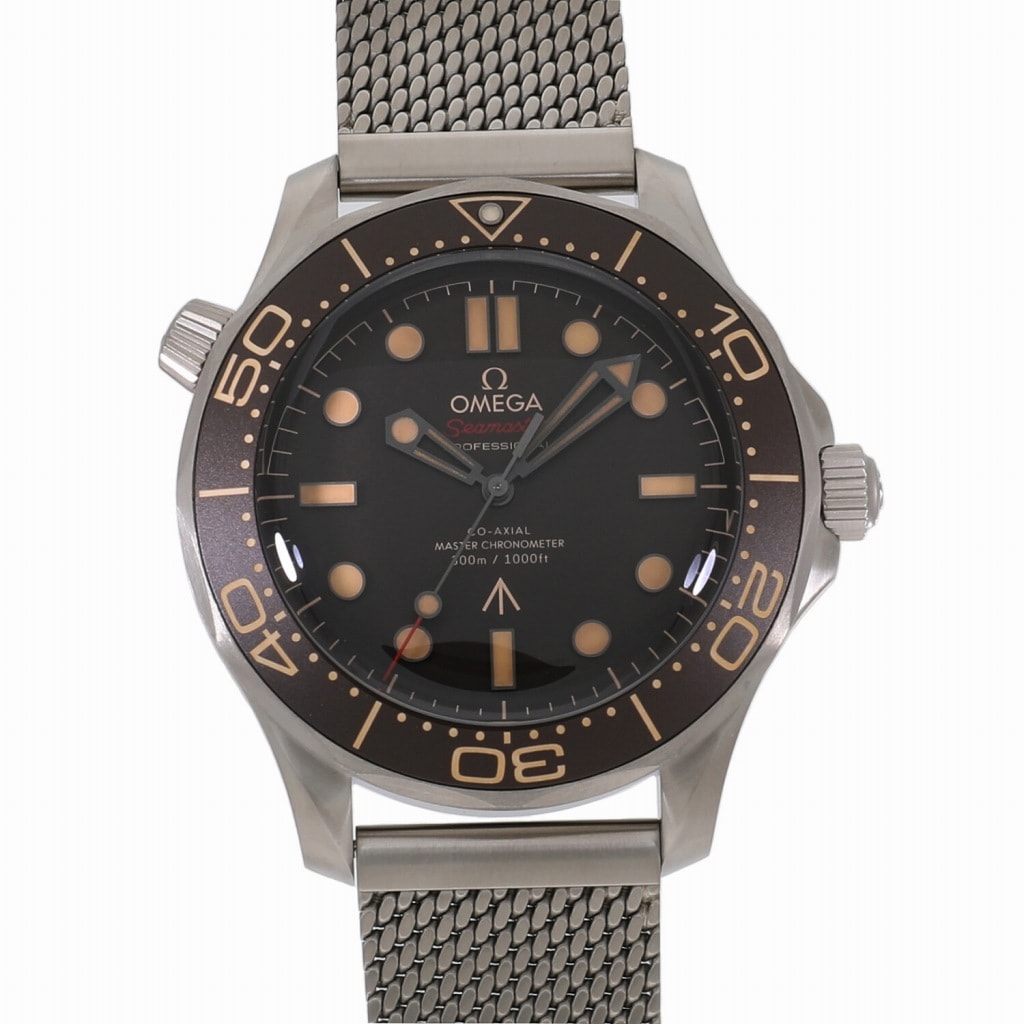 [未使用]オメガ シーマスター ダイバー 300m コーアクシャル マスタークロノメーター 007エディション ブラウン 210.90.42.20.01.001 メンズ