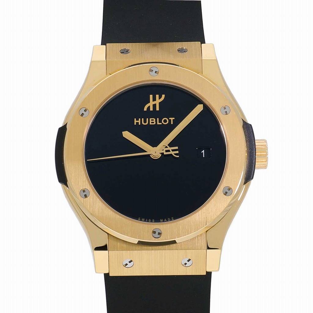 [中古]ウブロ クラシックフュージョン オリジナル イエローゴールド ブラック 542.VX.1230.RX.MDM メンズ