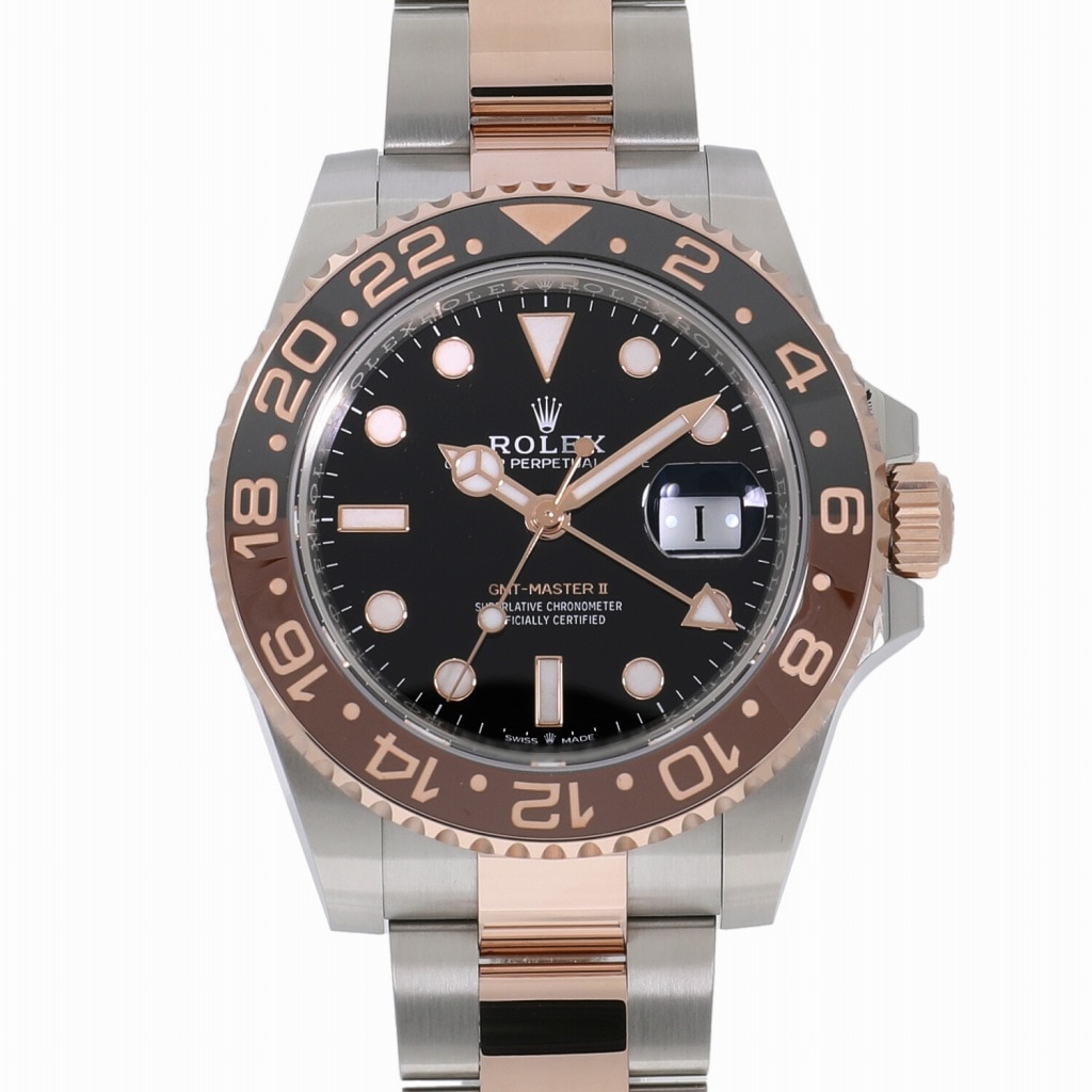 [未使用]ロレックス GMTマスター II ブラック 126711CHNR ランダム メンズ