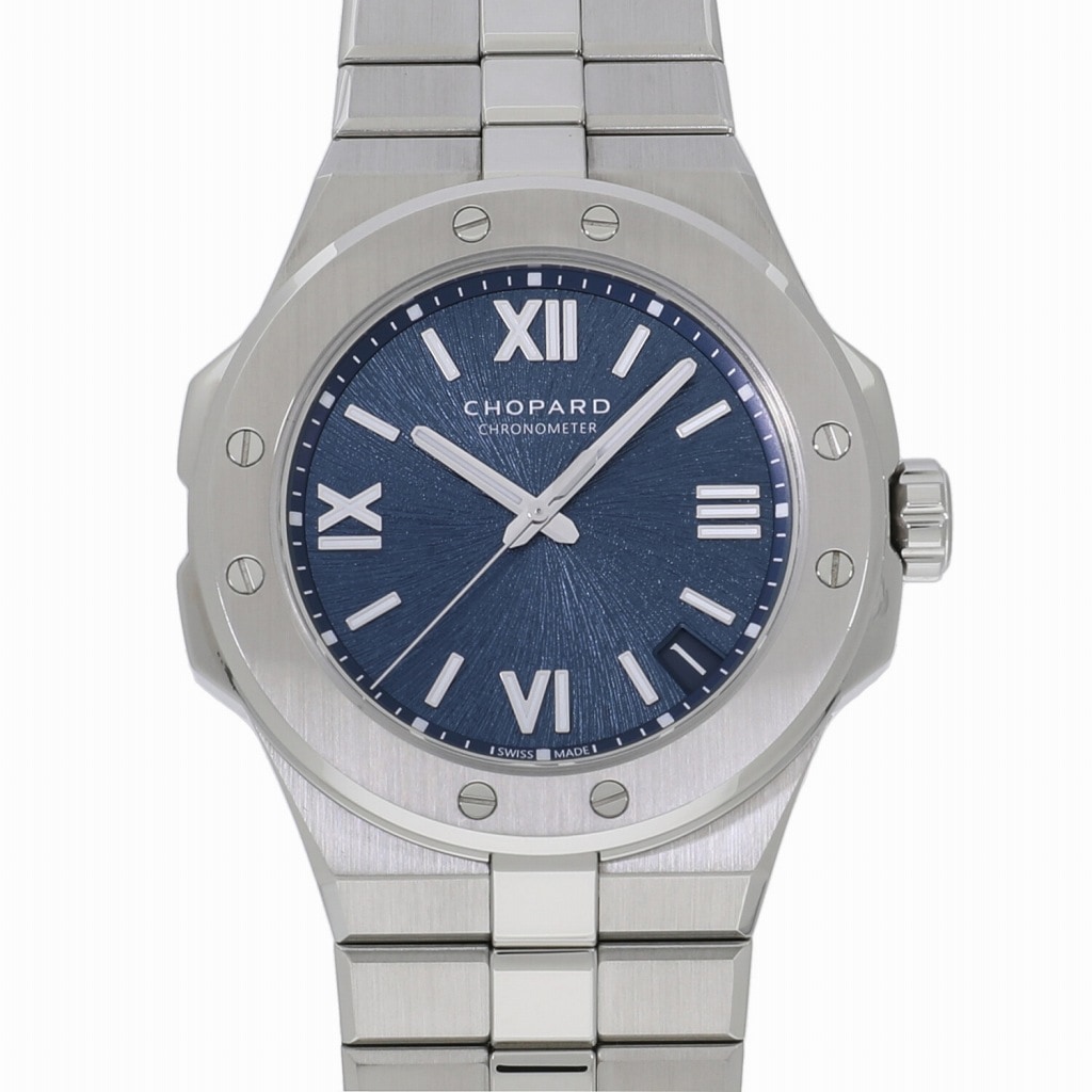 [中古]ショパール アルパイン イーグル ラージ 41MM ブルー 298600-3001 メンズ