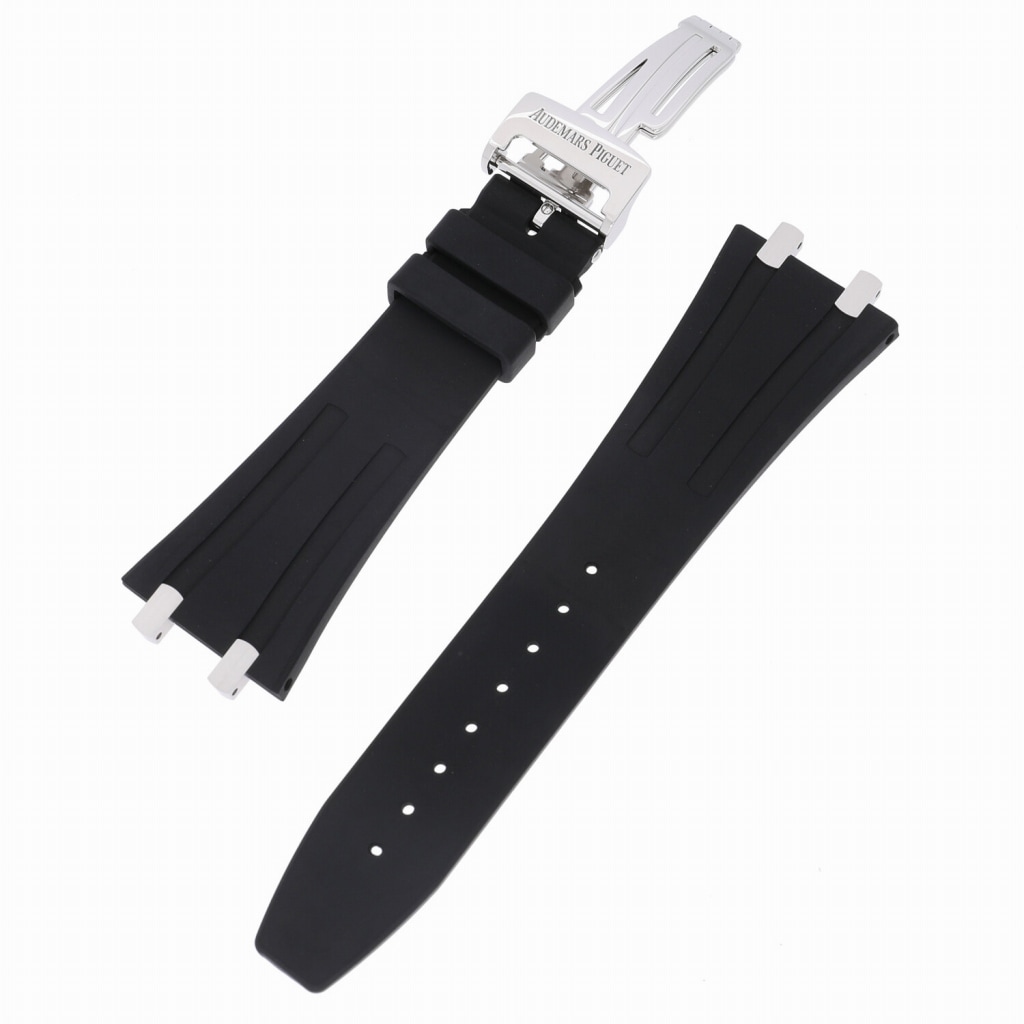 [中古]オーデマピゲ ロイヤルオーク用ラバーベルトDバックル付き メンズ