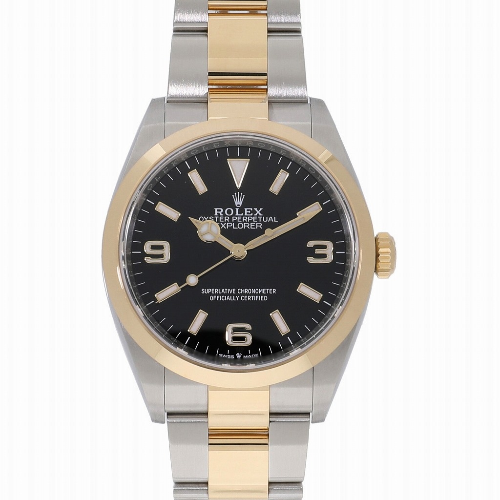 [中古]ロレックス エクスプローラー 36 ブラック 124273 ランダム メンズ