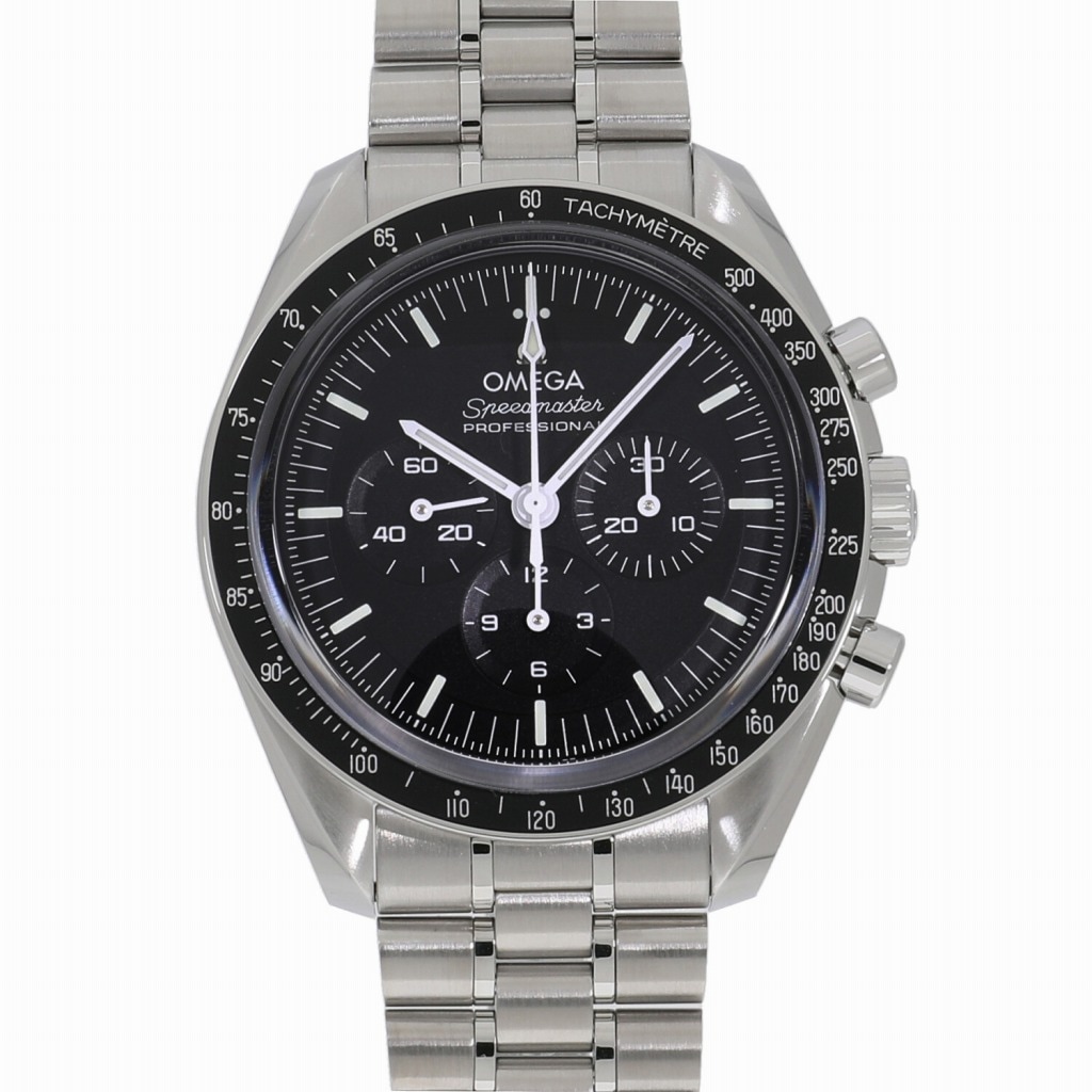 [未使用]オメガ スピードマスター ムーンウォッチ プロフェッショナル コーアクシャル マスター クロノメーター クロノグラフ ブラック 310.30.42.50.01.002 メンズ