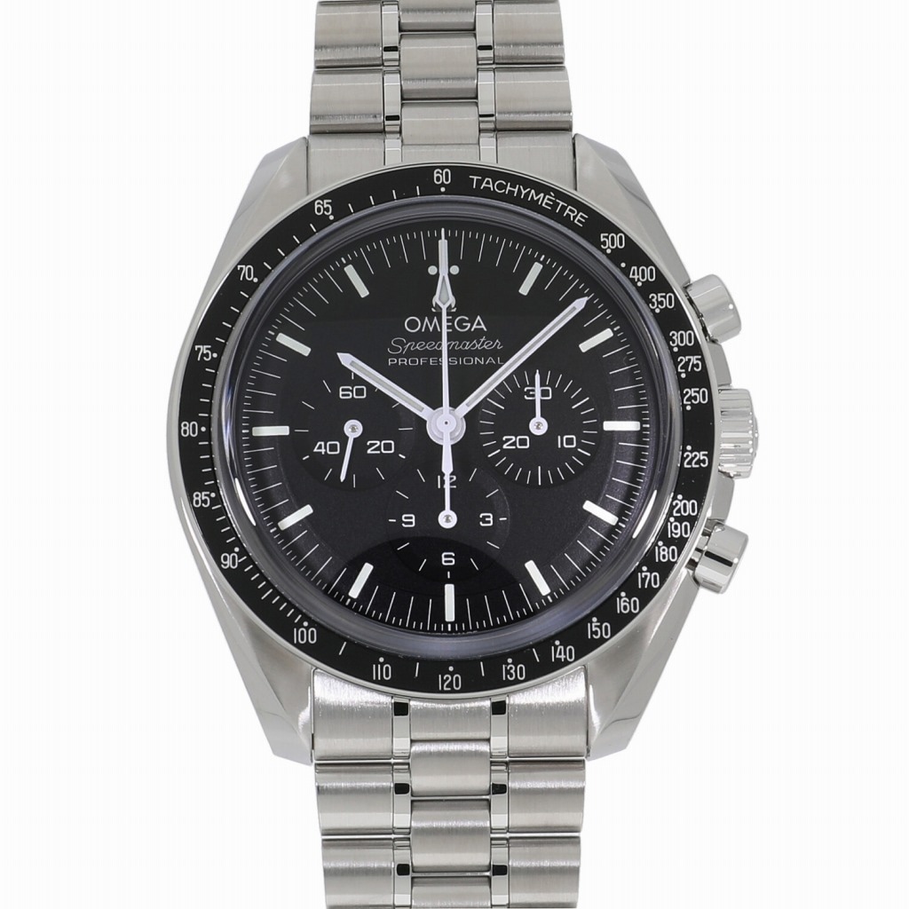 [未使用]オメガ スピードマスター ムーンウォッチ プロフェッショナル コーアクシャル マスター クロノメーター クロノグラフ ブラック 310.30.42.50.01.002 メンズ