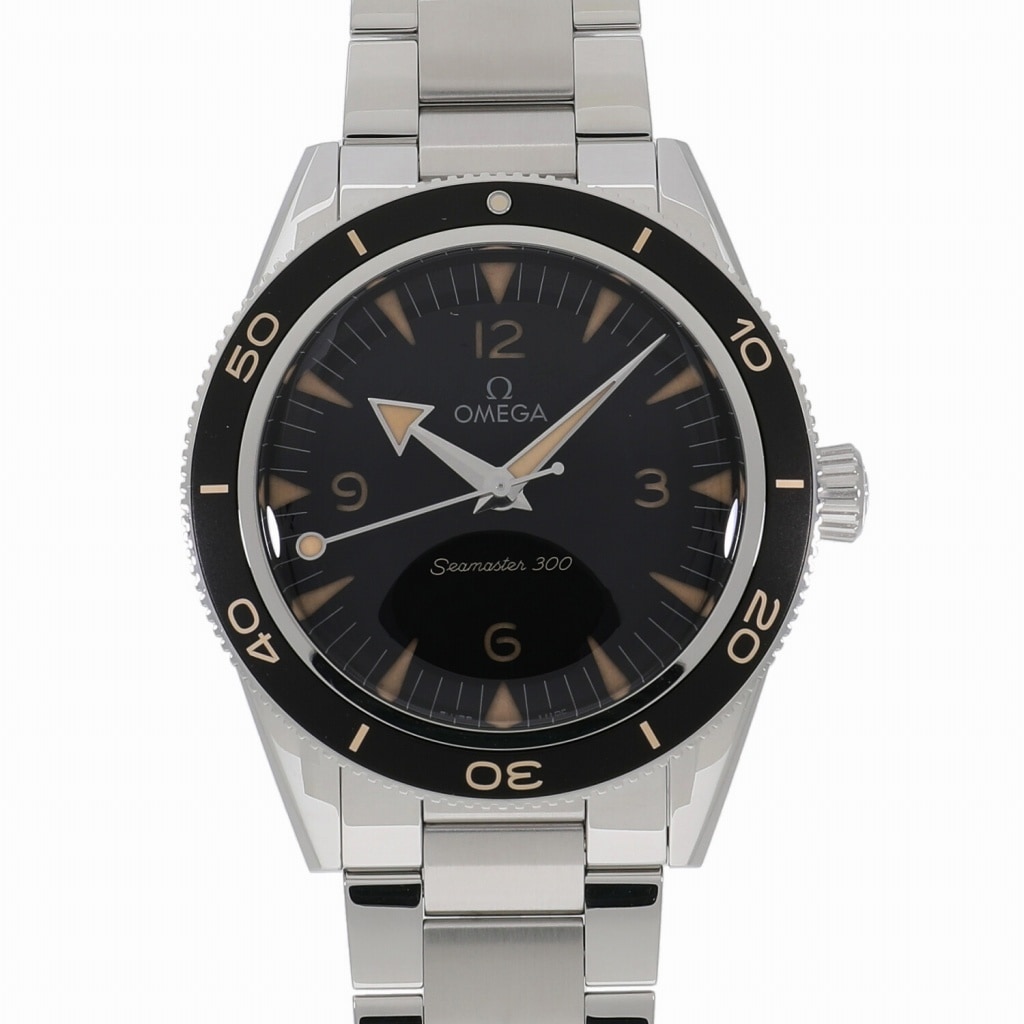 [中古]オメガ シーマスター 300 コーアクシャル マスター クロノメーター 234.30.41.21.01.001 ブラック メンズ