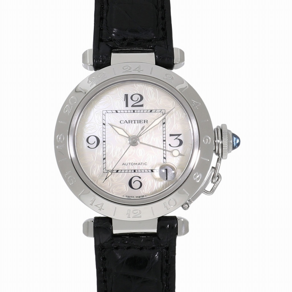 [中古]カルティエ パシャC メリディアン 2004年 クリスマス限定 W3107199 ホワイトシェル ユニセックス
