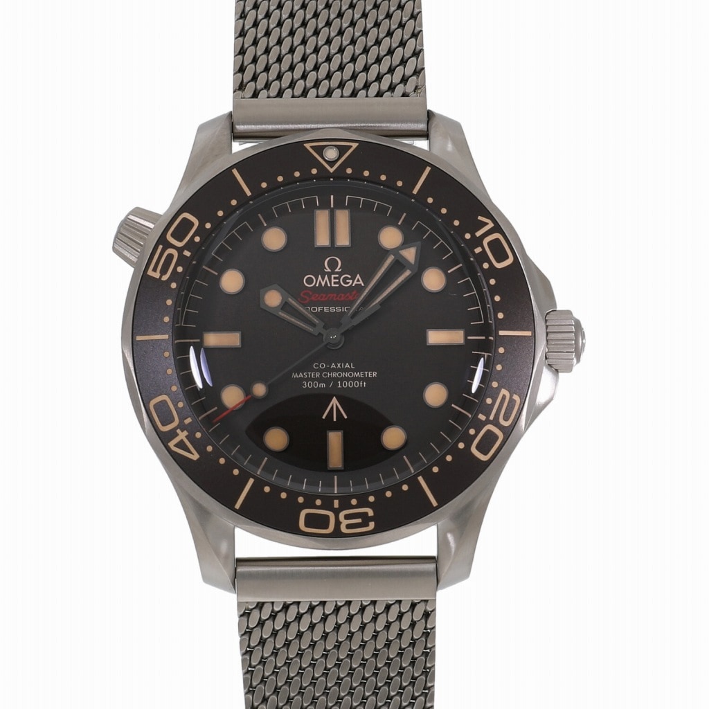 [未使用]オメガ シーマスター ダイバー 300m コーアクシャル マスタークロノメーター 007エディション ブラウン 210.90.42.20.01.001 メンズ