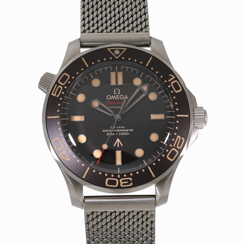 [未使用]オメガ シーマスター ダイバー 300m コーアクシャル マスタークロノメーター 007エディション 210.90.42.20.01.001 ブラック メンズ