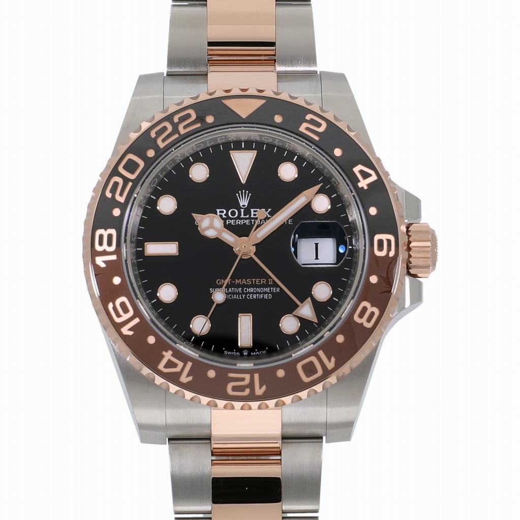 [未使用]ロレックス GMTマスター II 126711CHNR ランダム ブラック メンズ