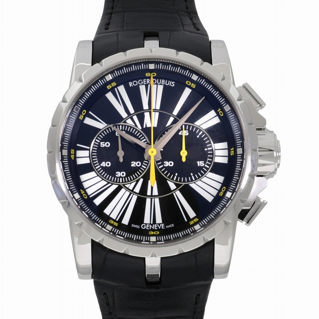 [中古]ロジェデュブイ エクスカリバー 45 クロノグラフ EX45-78-90-00/09R01/B ブラック メンズ