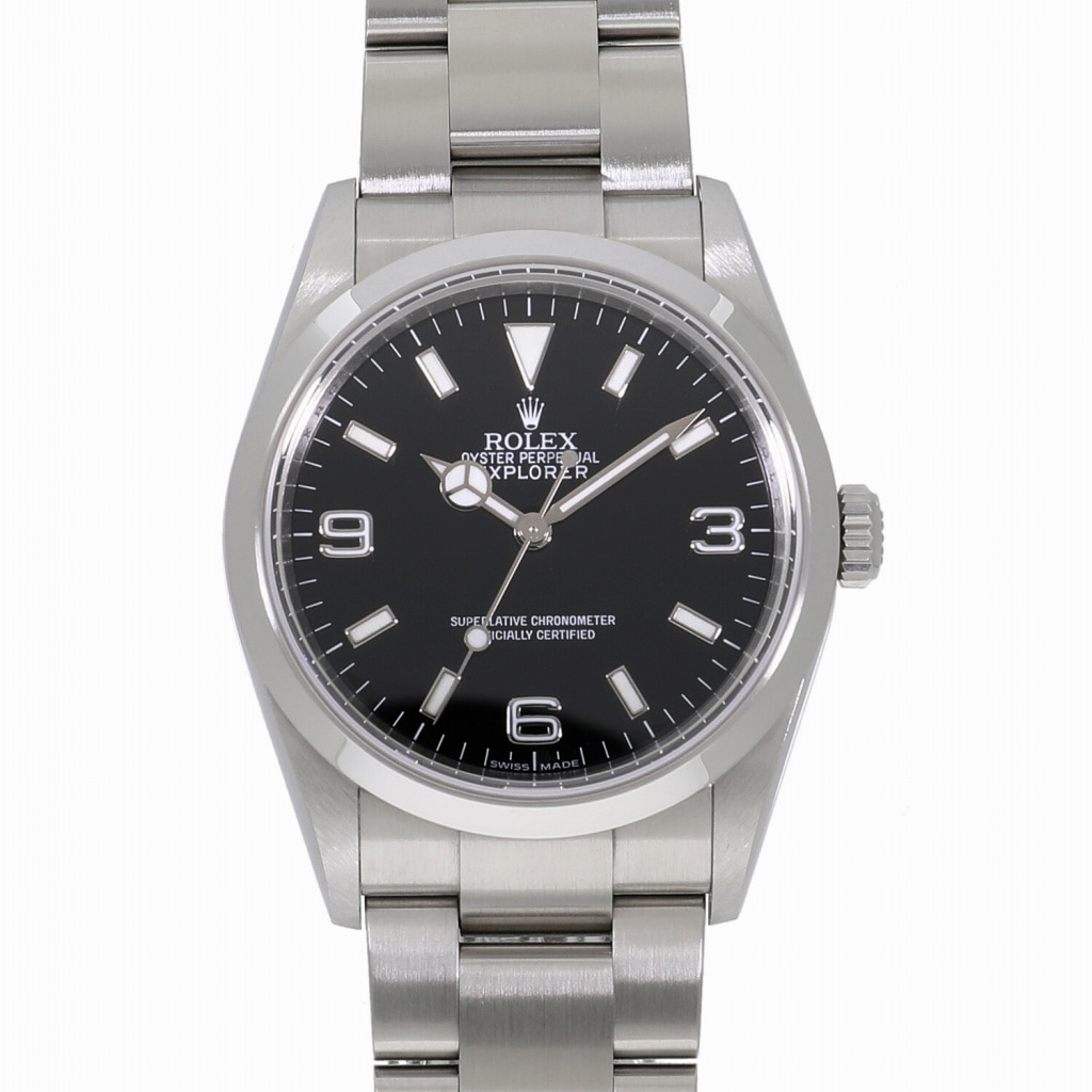 [中古]ロレックス エクスプローラー I 114270 V番 ブラック メンズ