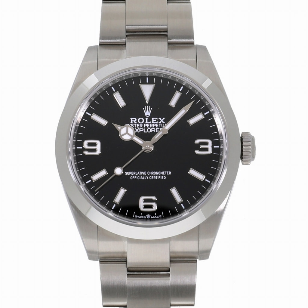 [中古]ロレックス エクスプローラー 40 224270 ランダム ブラック メンズ