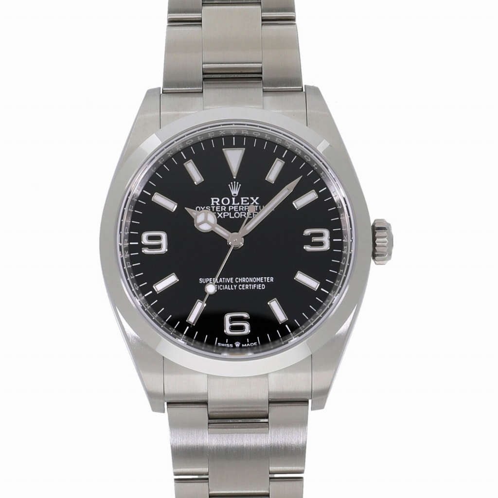 [未使用]ロレックス エクスプローラー 36 124270 ランダム ブラック メンズ