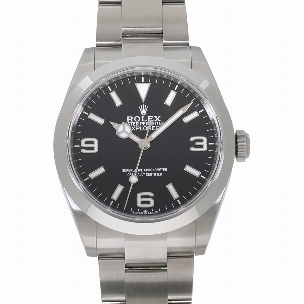 [未使用]ロレックス エクスプローラー 40 224270 ランダム ブラック メンズ