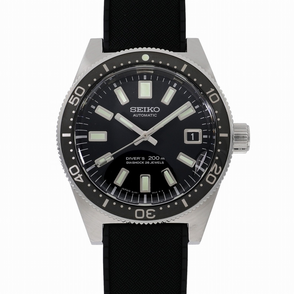 [中古]セイコー プロスペックス メカニカルダイバーズ 55周年記念 「男はつらいよ」 SEIKO×BEAMS 300本限定 SBDX041 ブラック メンズ