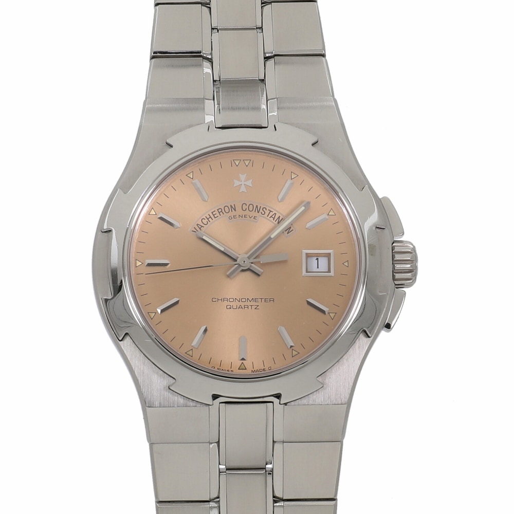 [中古]ヴァシュロンコンスタンタン オーヴァーシーズ ラージ 72040/423A-8465 ピンク メンズ