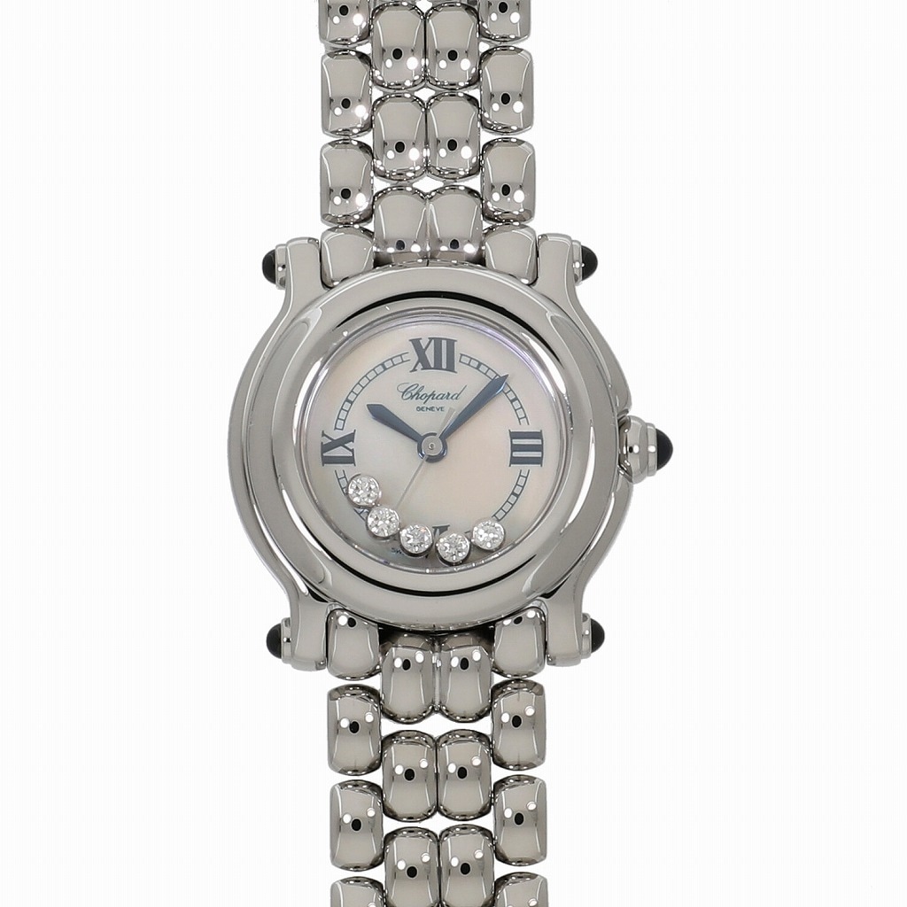 [中古]ショパール ハッピー スポーツ 27/250-3022 ホワイトシェル レディース