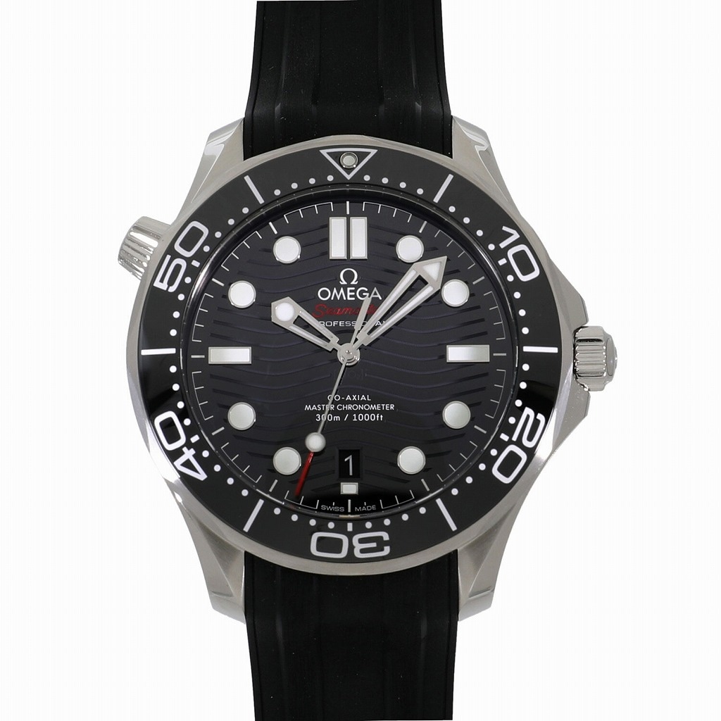 [未使用]オメガ シーマスターダイバー300m マスターコーアクシャル クロノメーター 42mm 210.32.42.20.01.001 ブラック メンズ