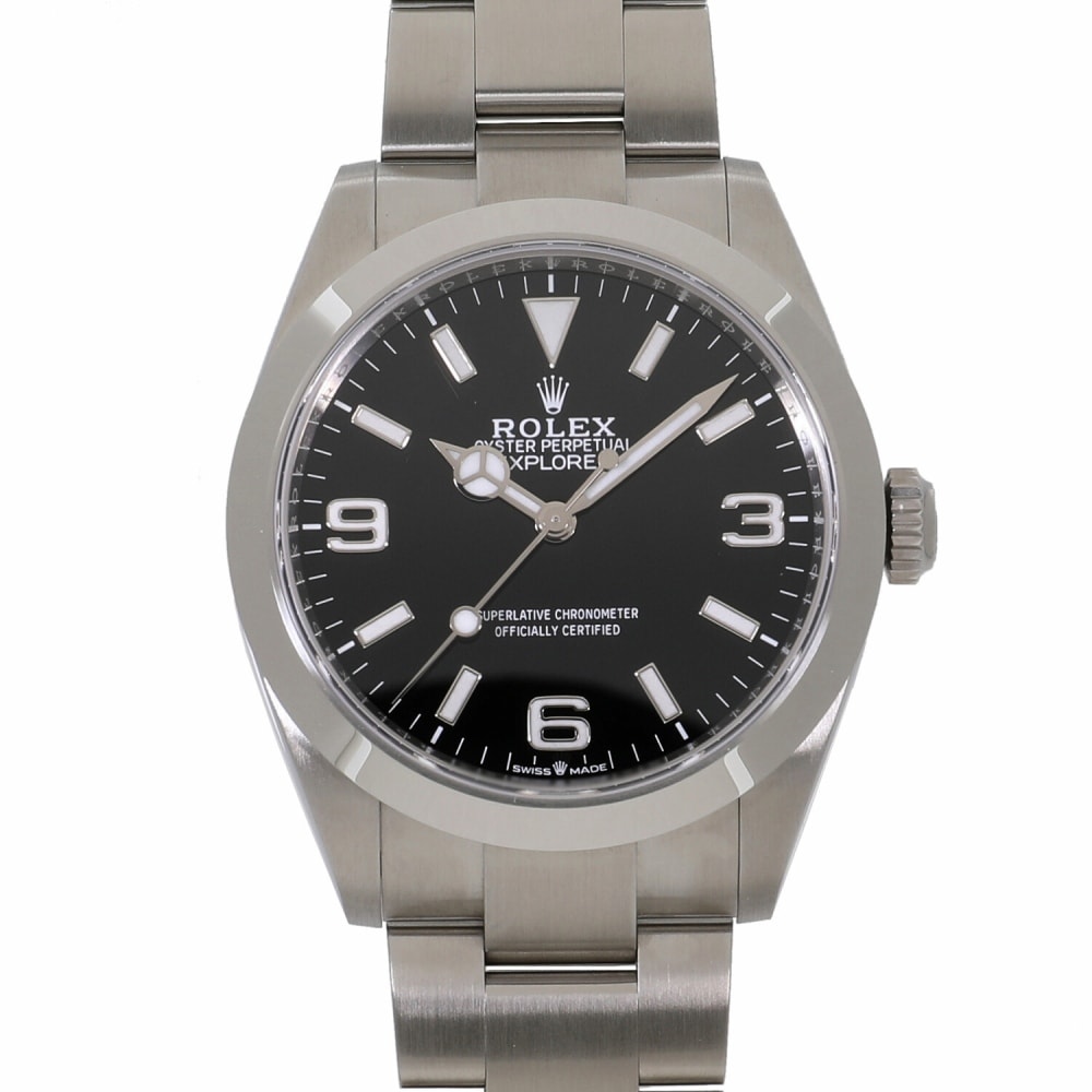 [未使用]ロレックス エクスプローラー 40 224270 ランダム ブラック メンズ