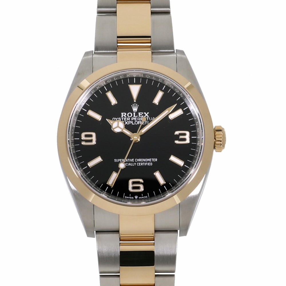 [未使用]ロレックス エクスプローラー 36 124273 ランダム ブラック メンズ
