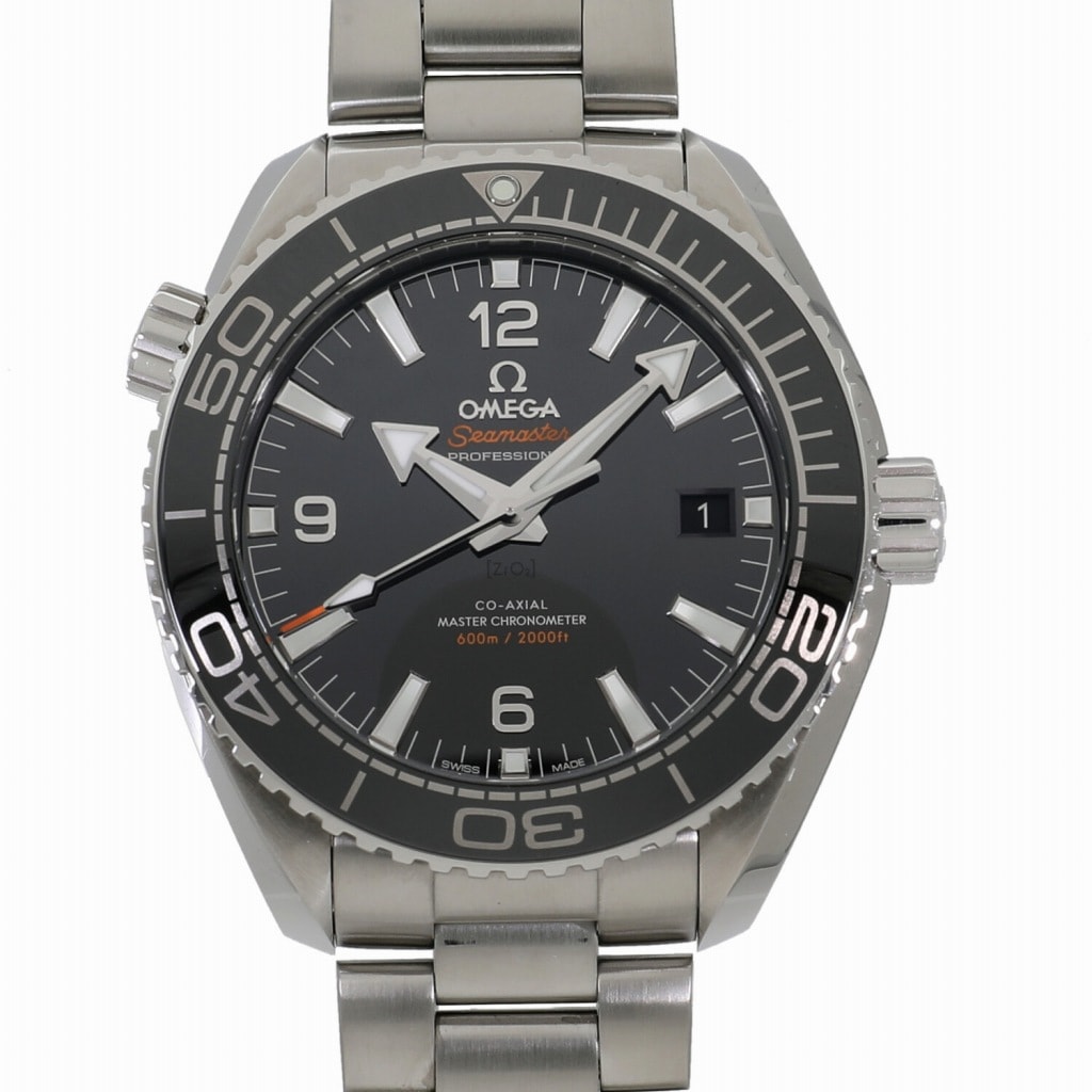 [中古]オメガ シーマスター プラネットオーシャン600m コーアクシャル マスタークロノメーター 43.5mm 215.30.44.21.01.001 ブラック メンズ