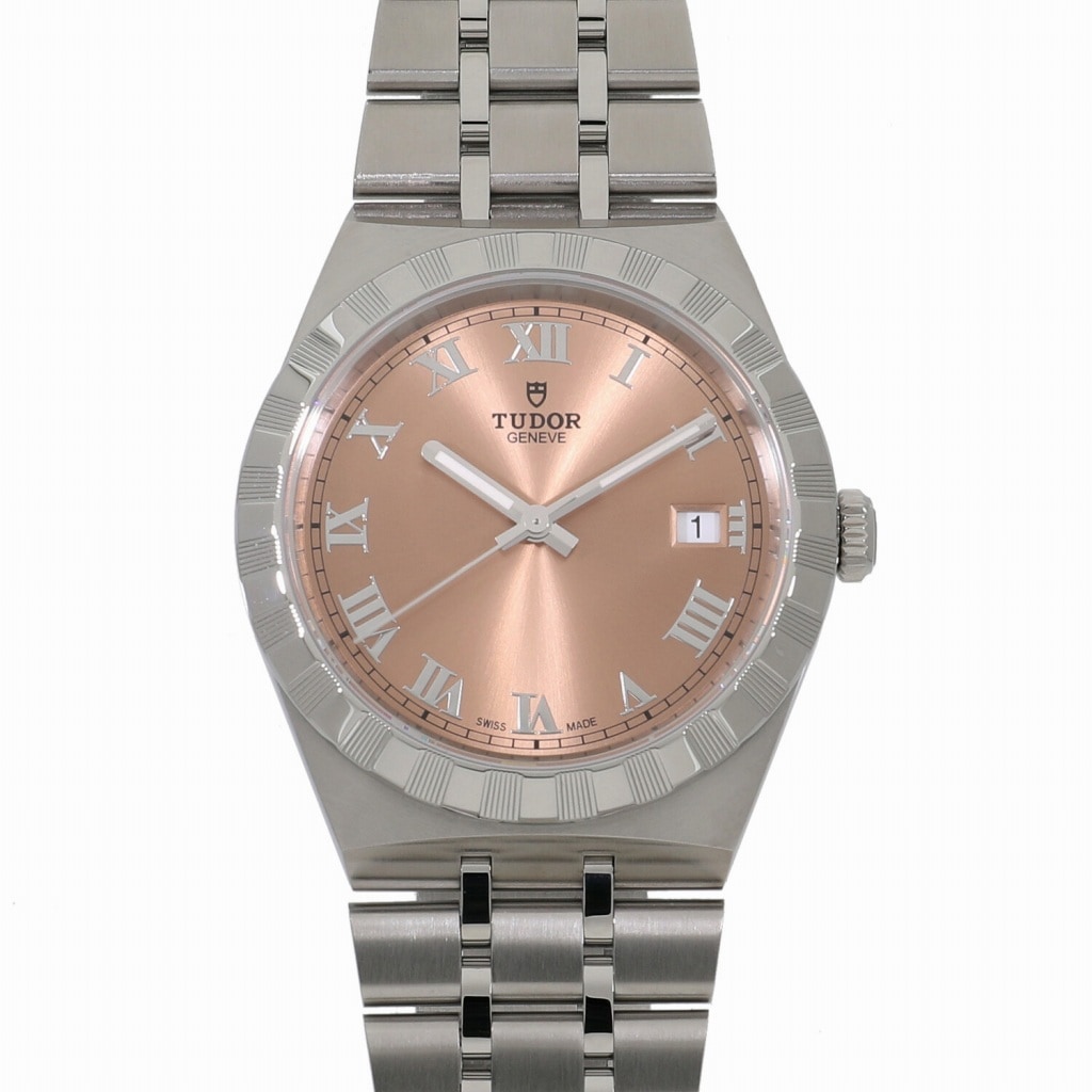 [新品]チューダー ロイヤル デイト M28500-0007 サーモンピンク メンズ