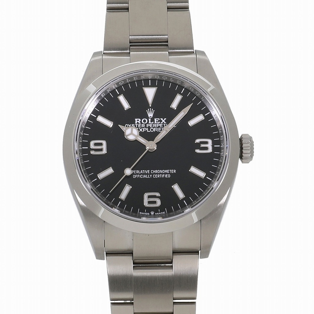 [中古]ロレックス エクスプローラー 36 124270 ランダム ブラック メンズ