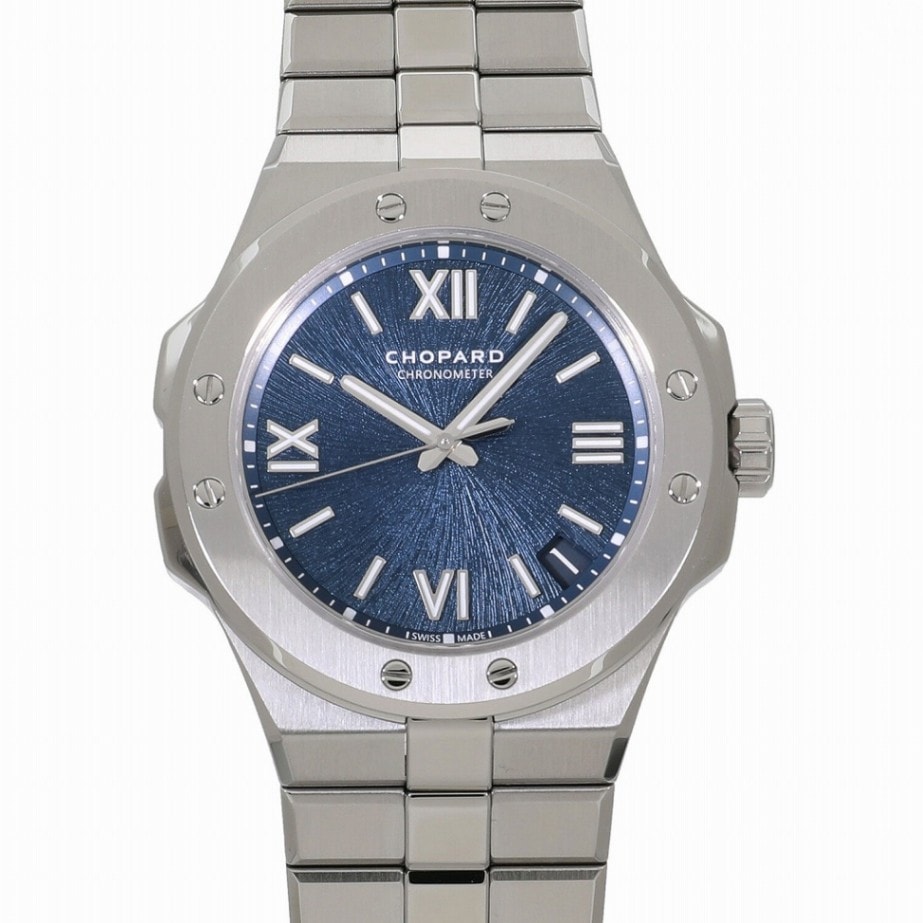 [中古]ショパール アルパイン イーグル ラージ 41MM 298600-3001 ブルー メンズ