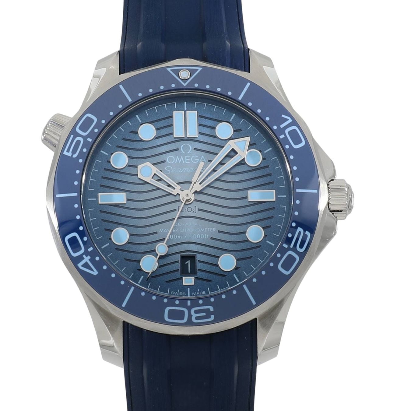 [新品]オメガ シーマスターダイバー300m マスターコーアクシャル クロノメーター 42mm 210.32.42.20.03.002 サマーブルー メンズ