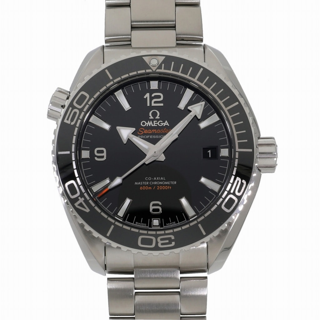[中古]オメガ シーマスター プラネットオーシャン600m コーアクシャル マスタークロノメーター 43.5mm 215.30.44.21.01.001 ブラック メンズ