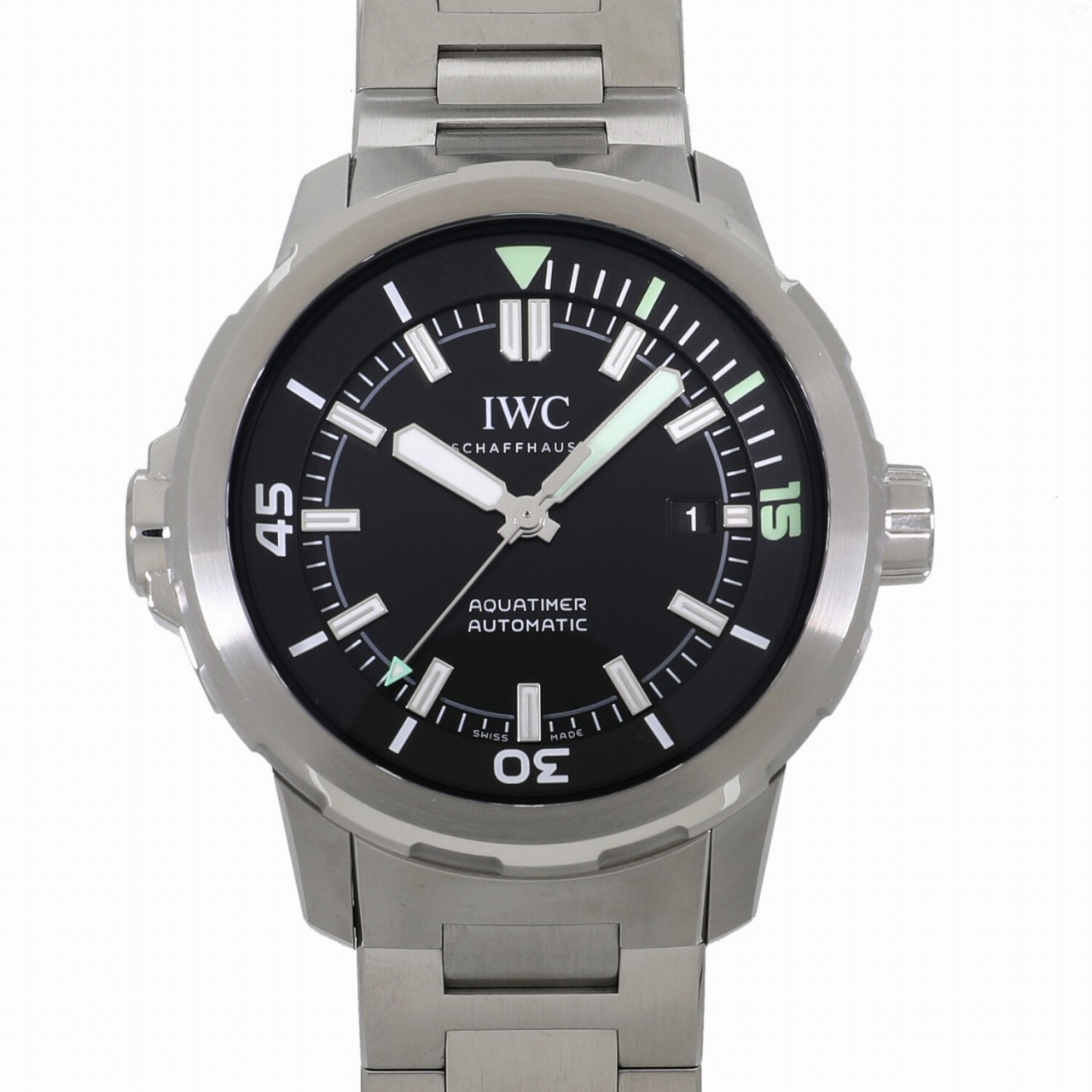 [中古]IWC アクアタイマー オートマティック IW329002 ブラック メンズ