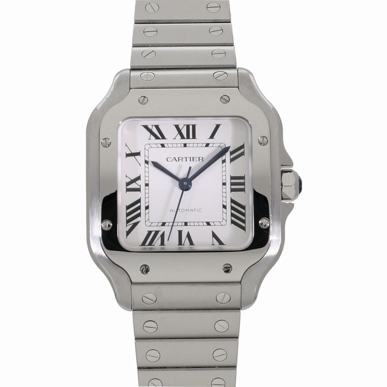 [中古]カルティエ サントス ドゥ カルティエ MM WSSA0029 シルバー ユニセックス