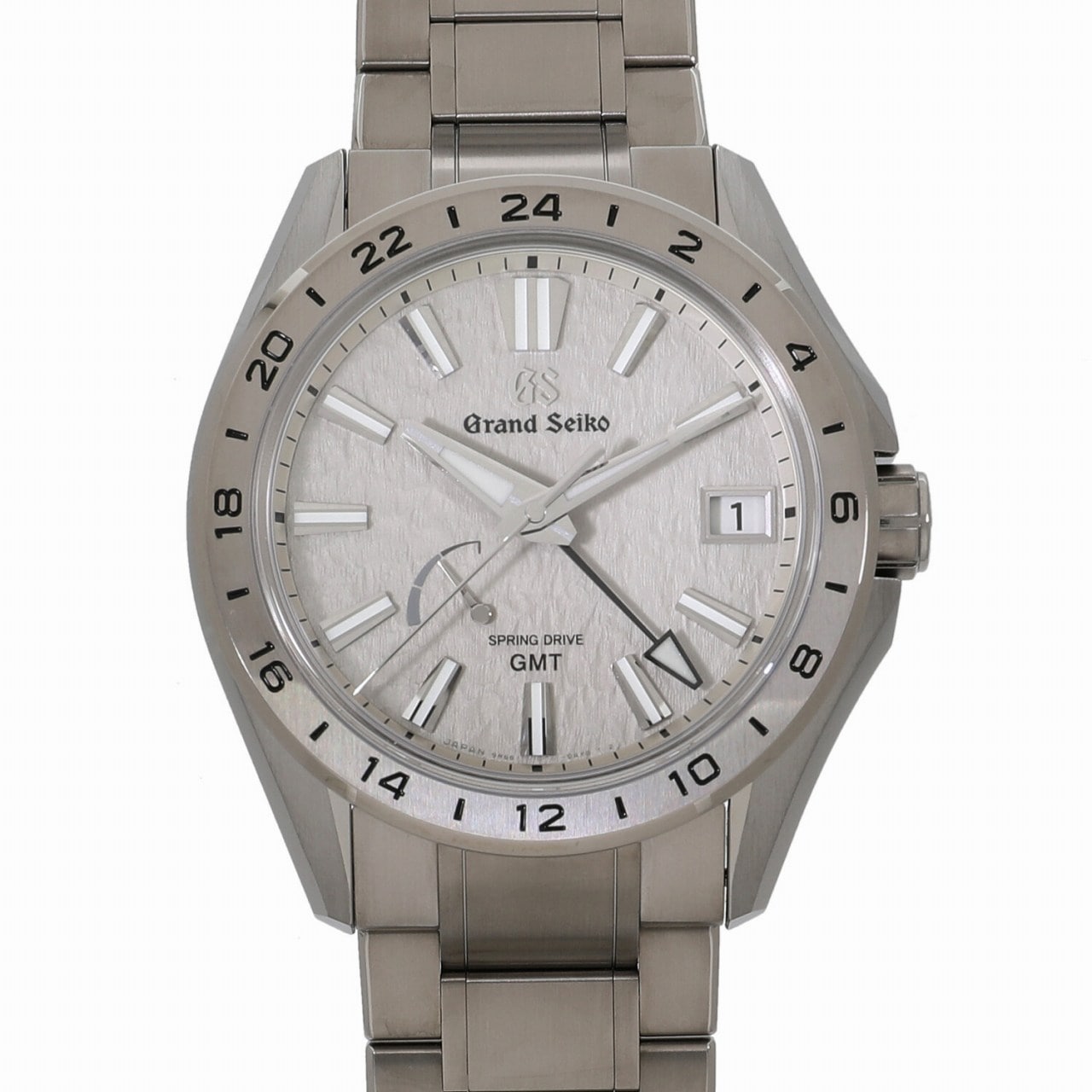 [未使用]セイコー グランドセイコー エボリューション9 コレクション スプリングドライブ GMT SBGE285 / 9R66-0BJ0 ホワイト メンズ