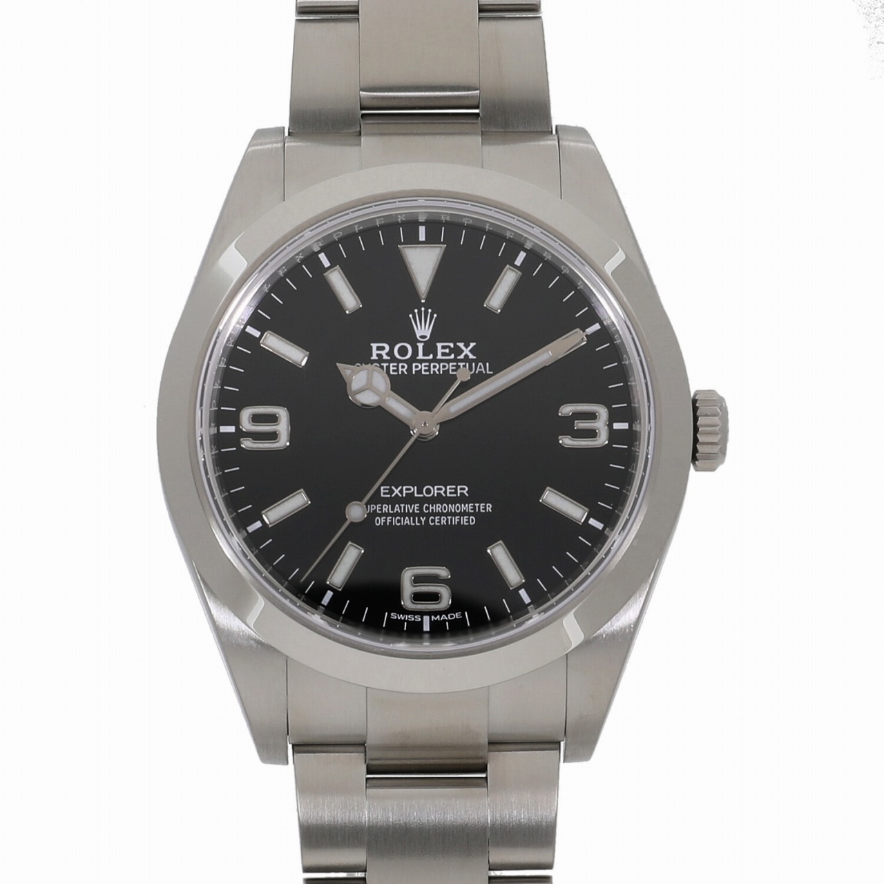 [中古]ロレックス エクスプローラー I 214270 ランダム ブラック メンズ