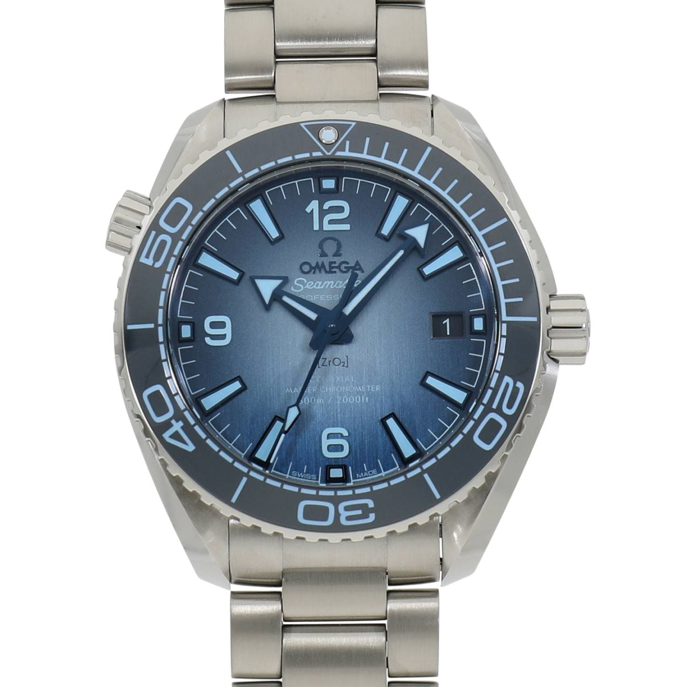 [新品]オメガ シーマスター プラネットオーシャン 600M 39.5MM サマーブルー 215.30.40.20.03.002 ブルー メンズ