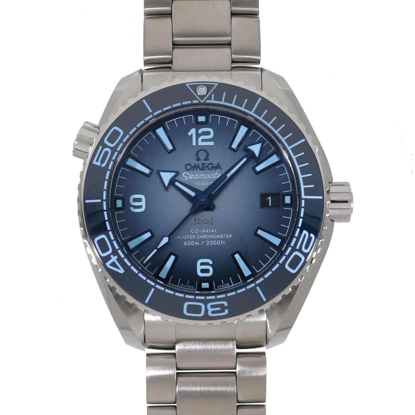 [新品]オメガ シーマスター プラネットオーシャン 600M 39.5MM サマーブルー 215.30.40.20.03.002 ブルー メンズ