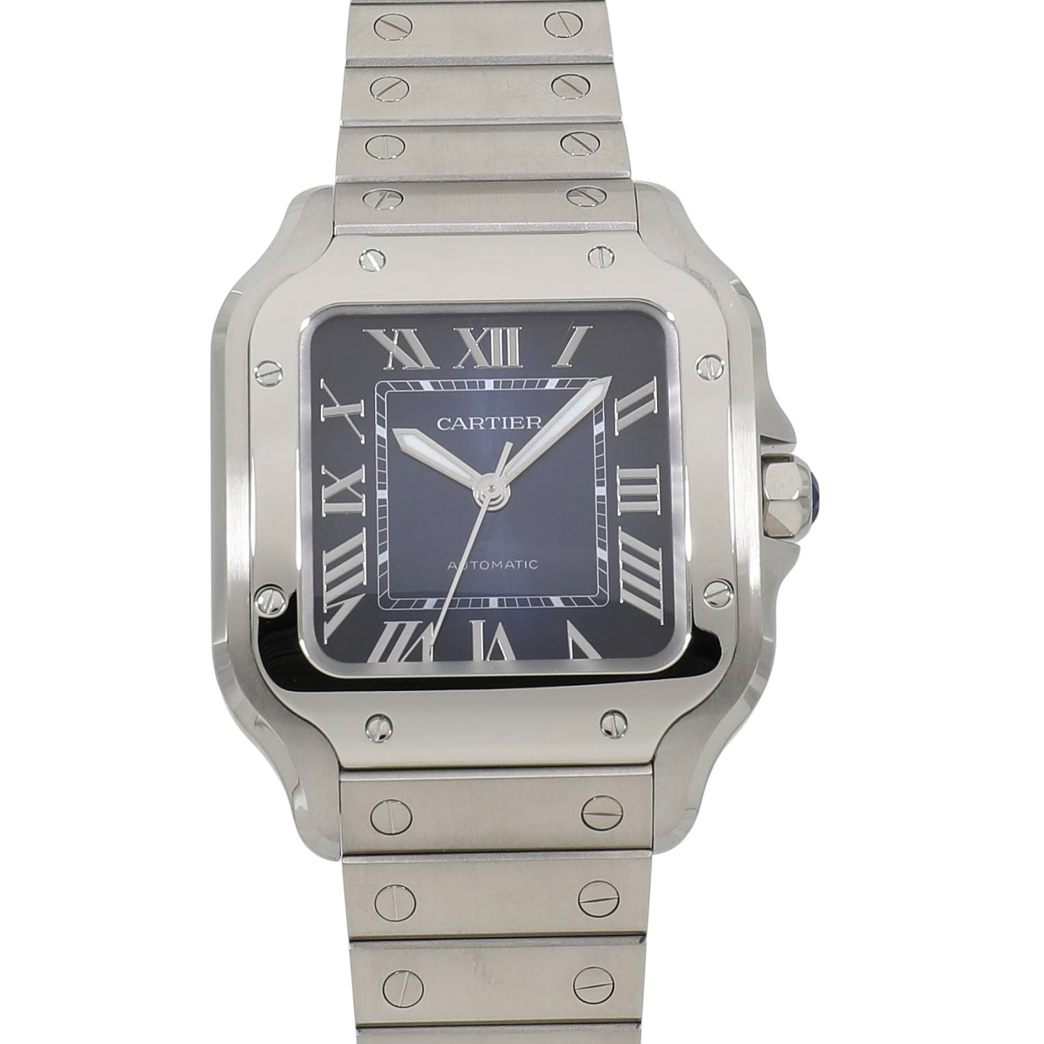 [新品]カルティエ サントス ドゥ カルティエ MM WSSA0063 ブルー ユニセックス