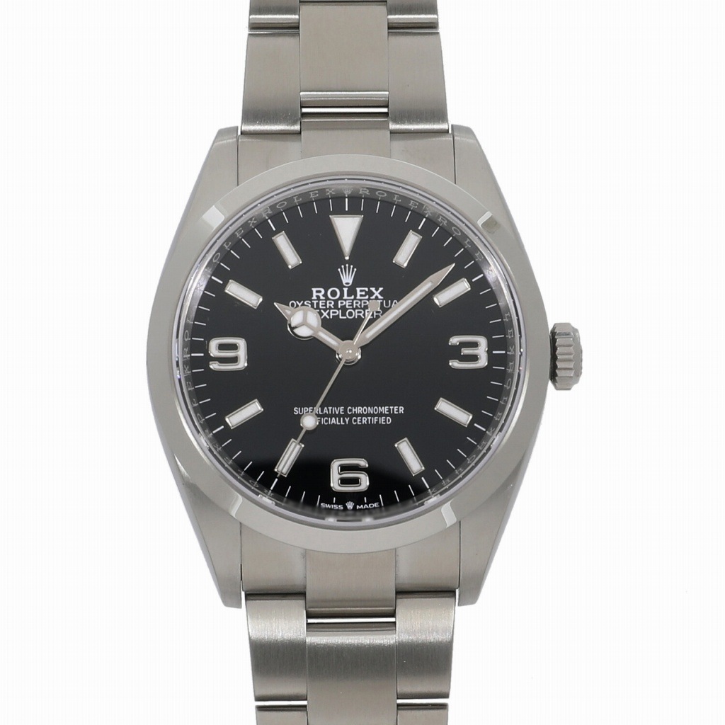 [中古]ロレックス エクスプローラー 36 124270 ランダム ブラック メンズ
