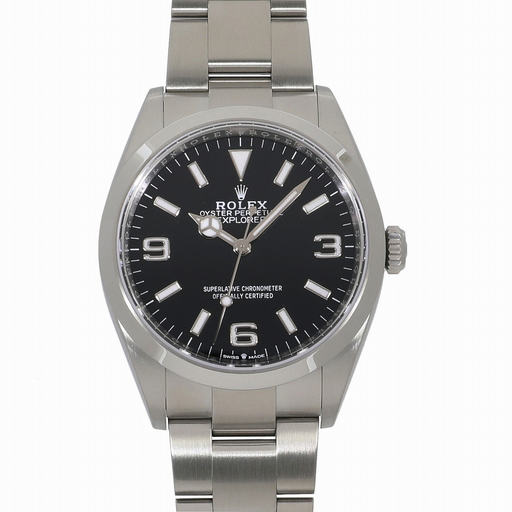 [中古]ロレックス エクスプローラー 36 124270 ランダム ブラック メンズ