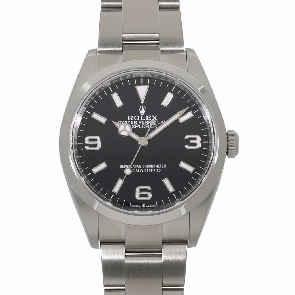 [中古]ロレックス エクスプローラー 36 124270 ランダム ブラック メンズ