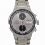 [中古]IWC GSTクロノグラフ プラダ 2000本限定 IW370802 シルバー×ブラック メンズ