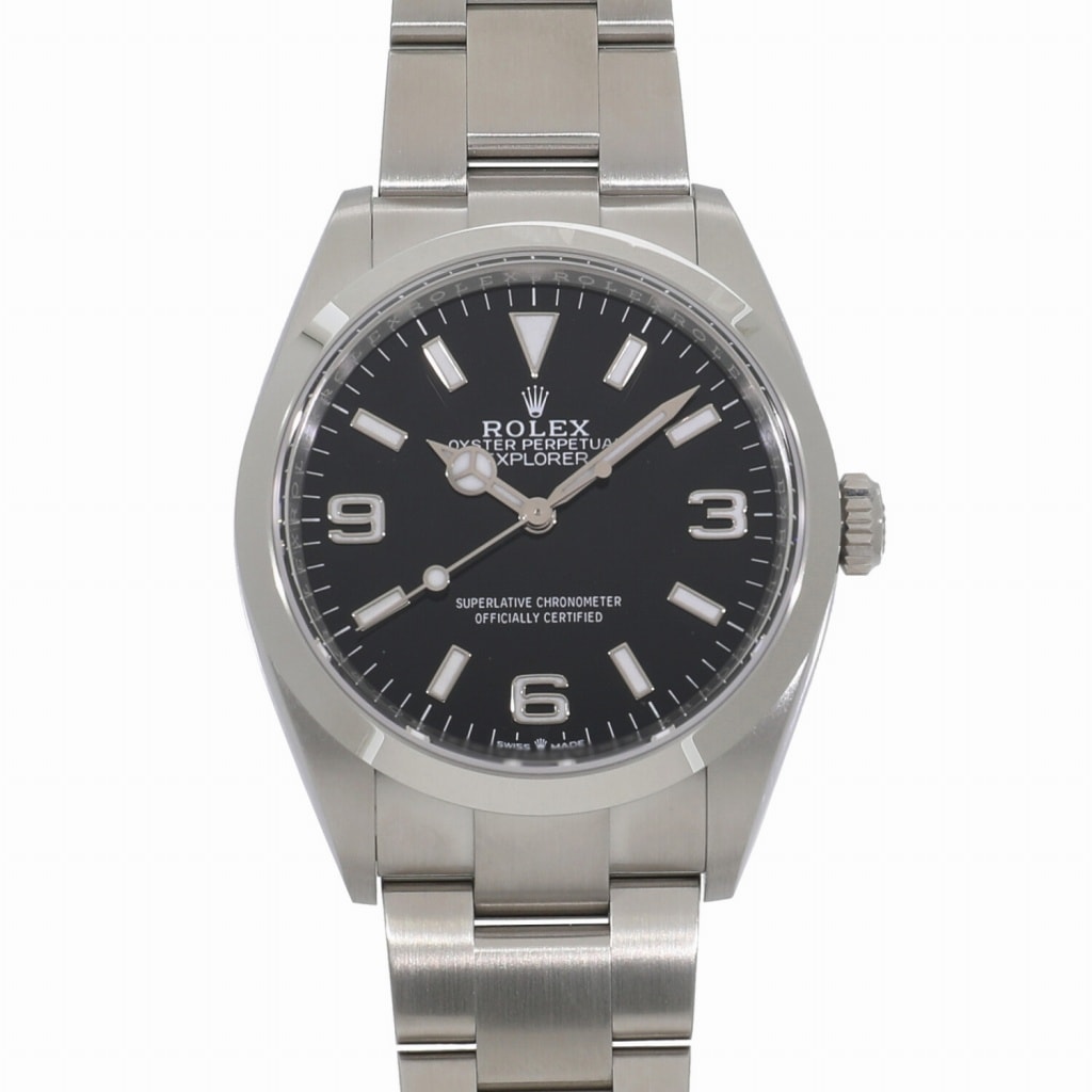[未使用]ロレックス エクスプローラー 36 124270 ランダム ブラック メンズ