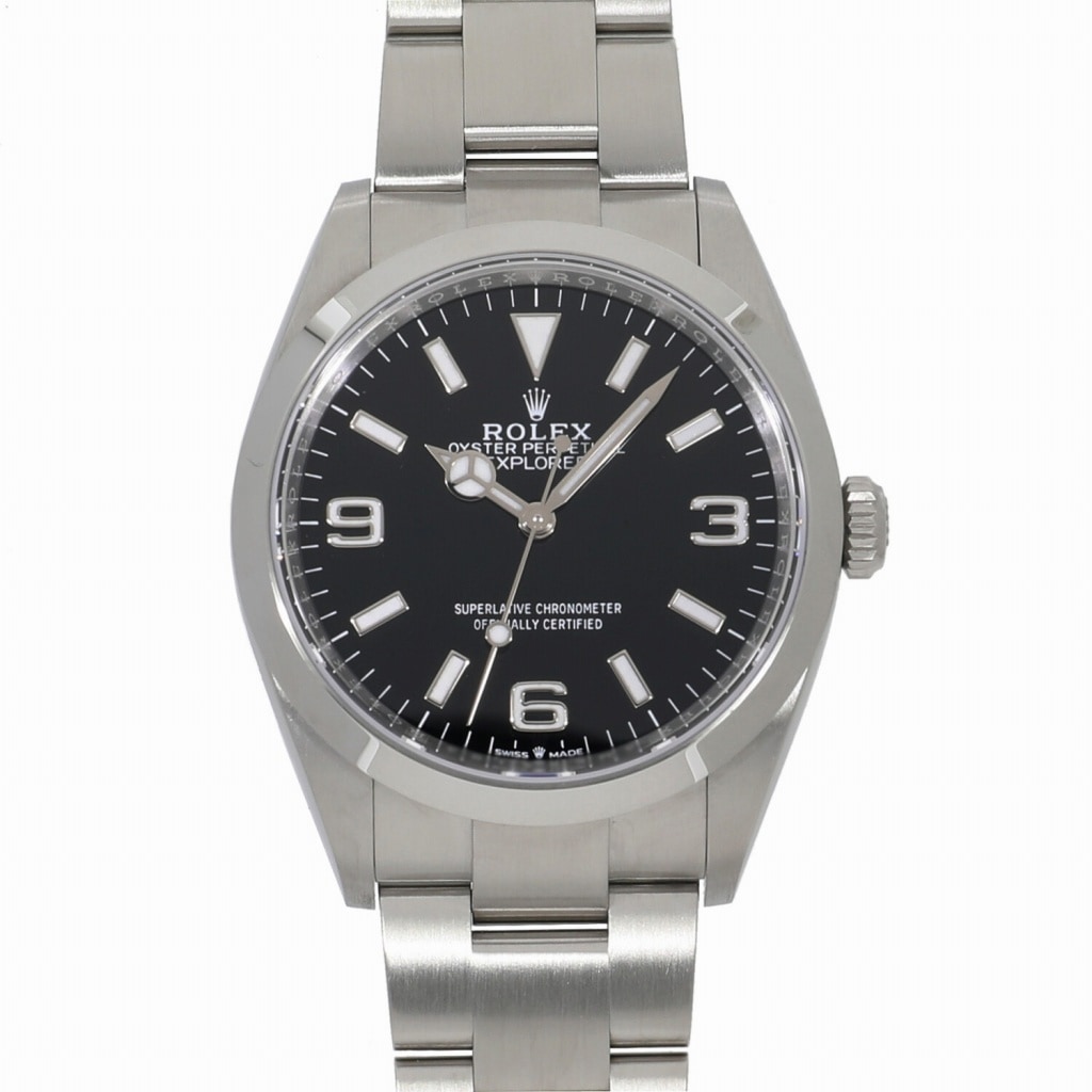 [未使用]ロレックス エクスプローラー 36 124270 ランダム ブラック メンズ