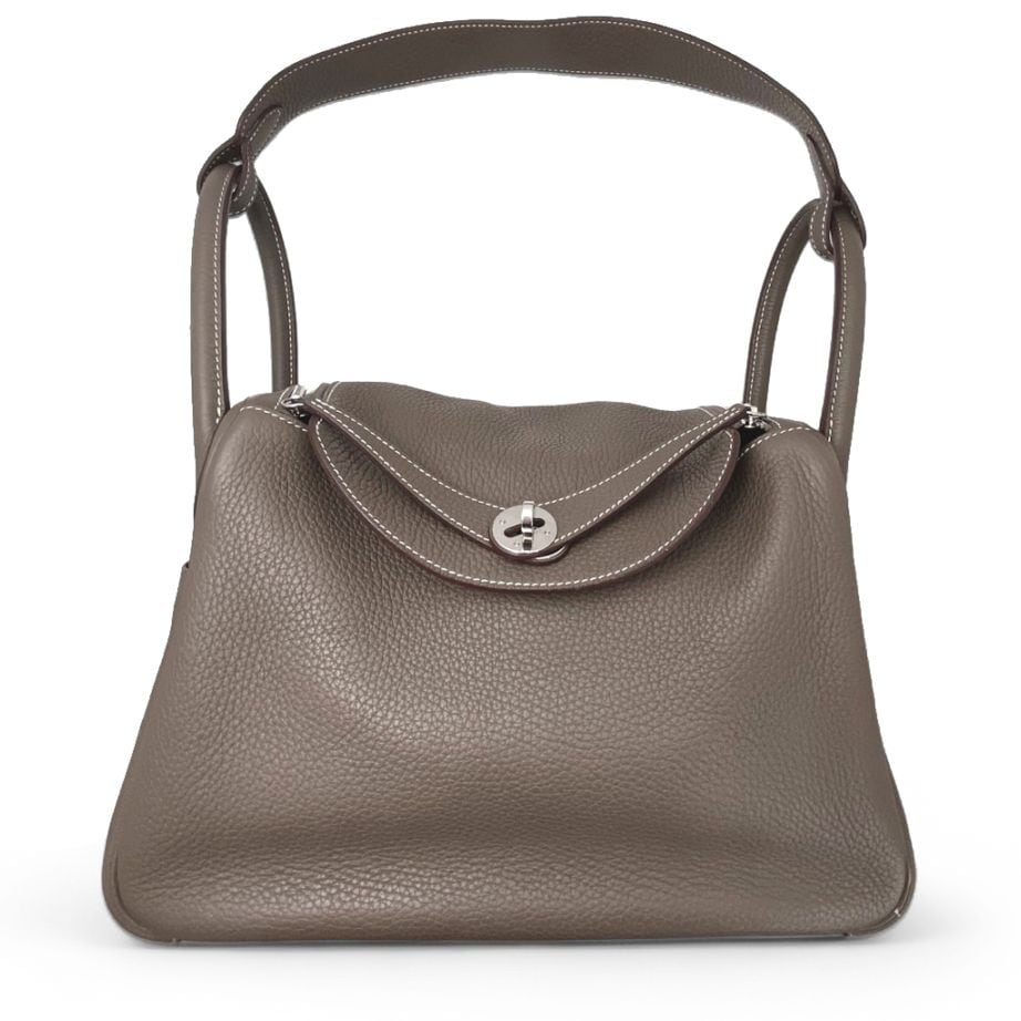 [中古]エルメス リンディ 30 トリヨンクレマンス エトゥープ シルバー金具