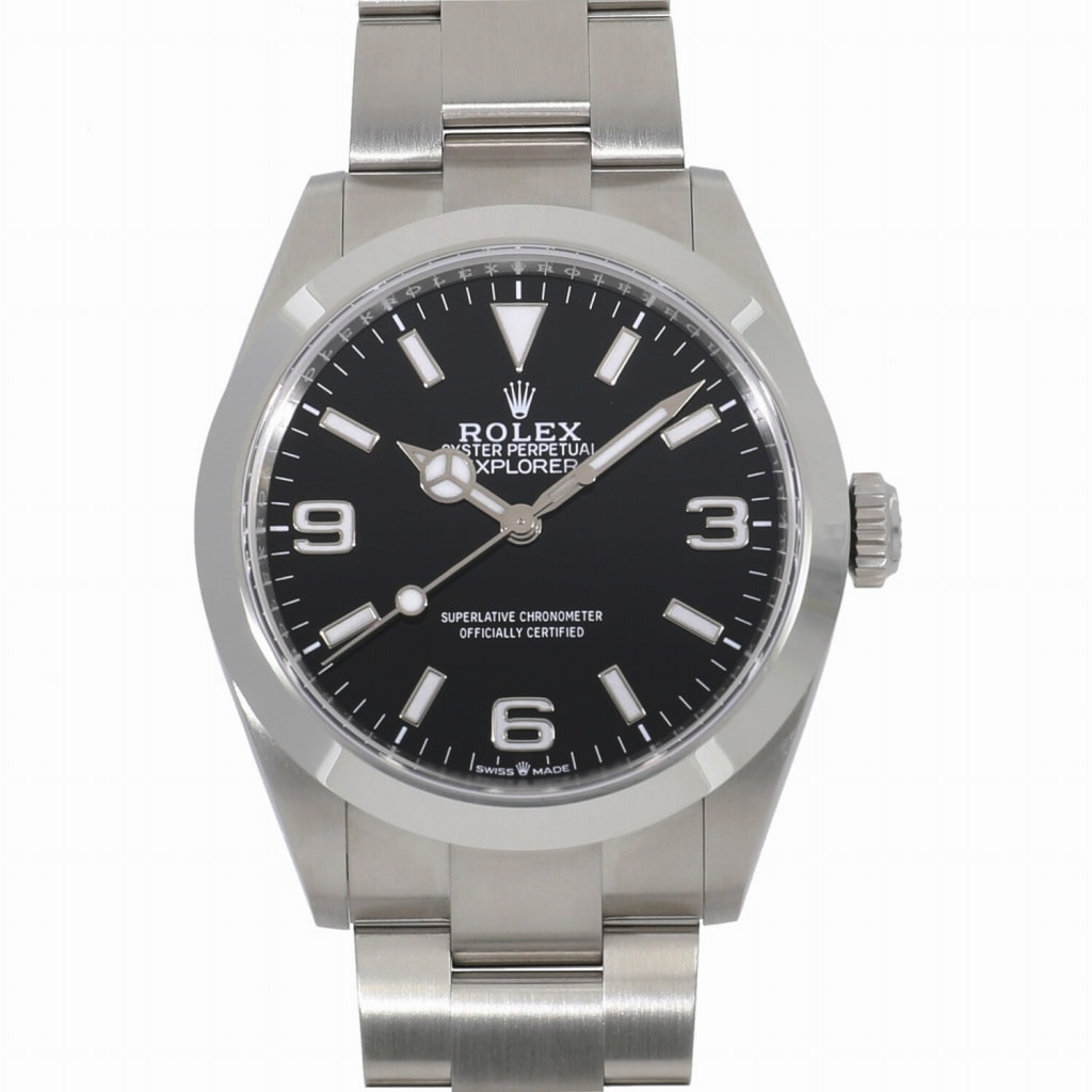 [未使用]ロレックス エクスプローラー 40 224270 ランダム ブラック メンズ