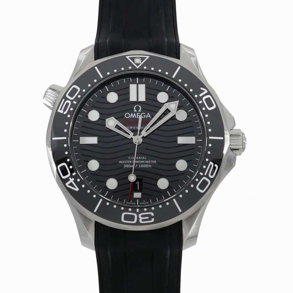 [中古]オメガ シーマスターダイバー300m マスターコーアクシャル クロノメーター 42mm 210.32.42.20.01.001 ブラック メンズ