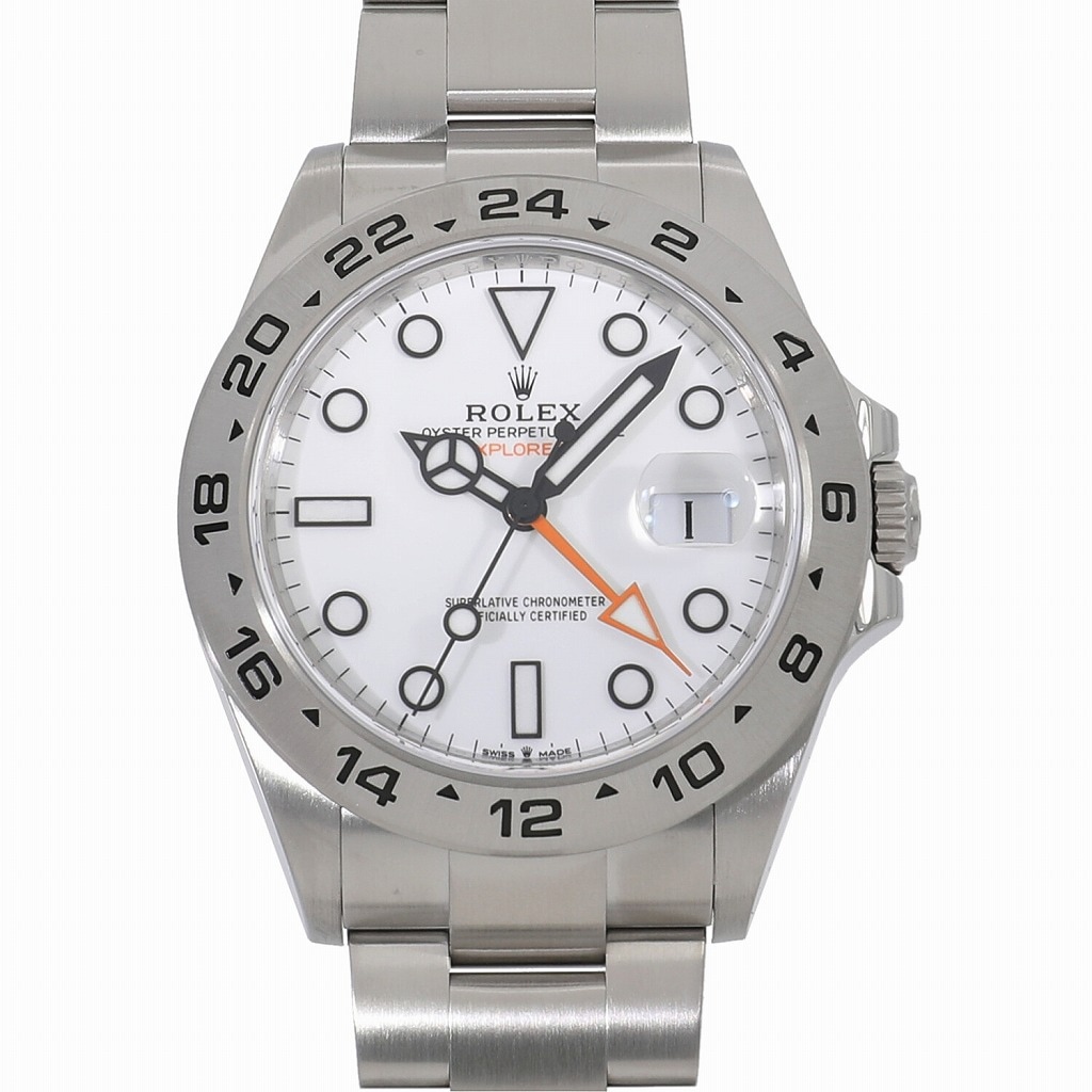 [中古]ロレックス エクスプローラー II 226570 ランダム ホワイト メンズ