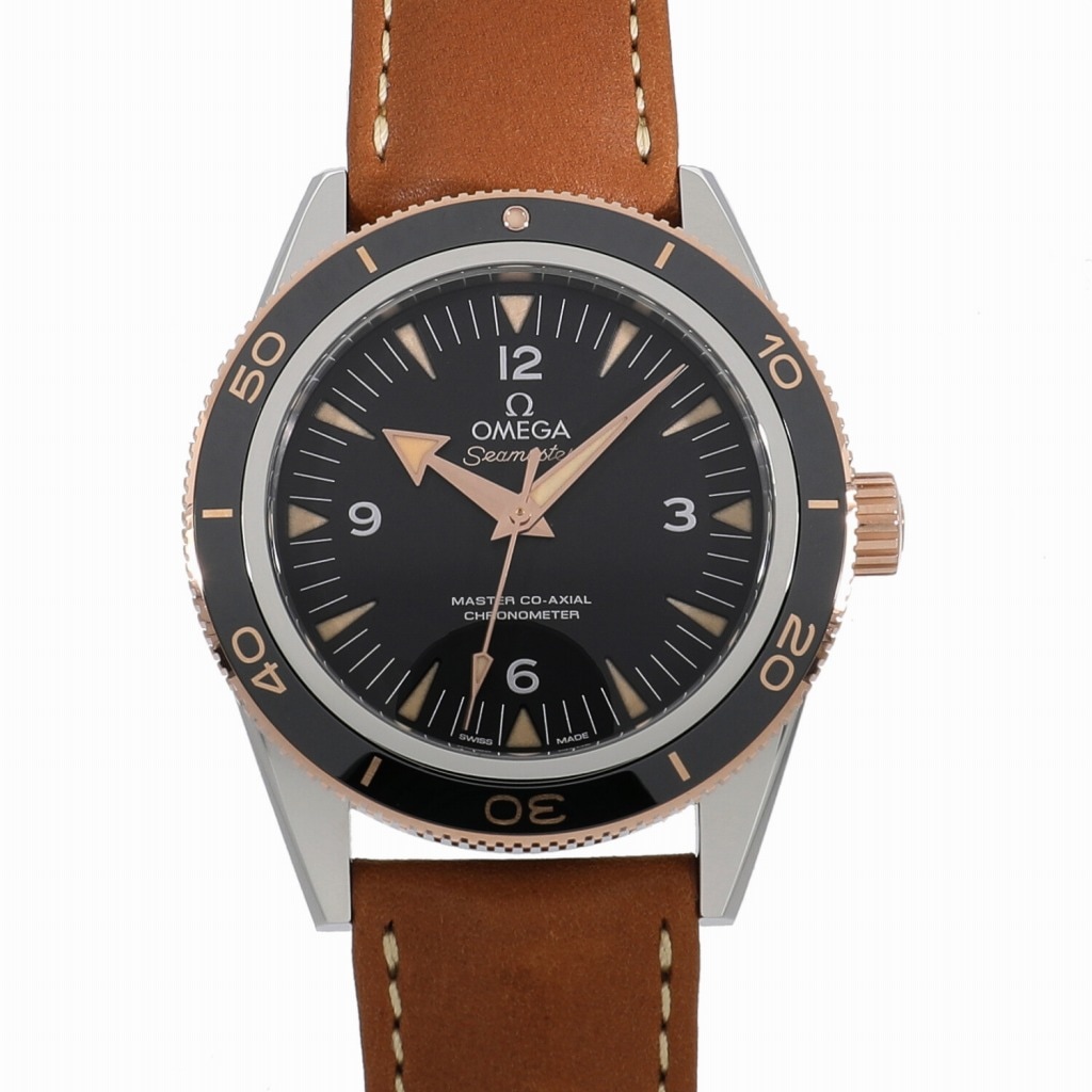 [新品]オメガ シーマスター 300 マスターコーアクシャル 233.22.41.21.01.002 ブラック メンズ