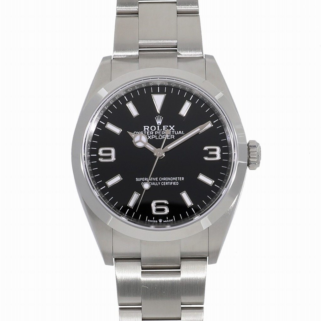 [未使用]ロレックス エクスプローラー 36 124270 ランダム ブラック メンズ