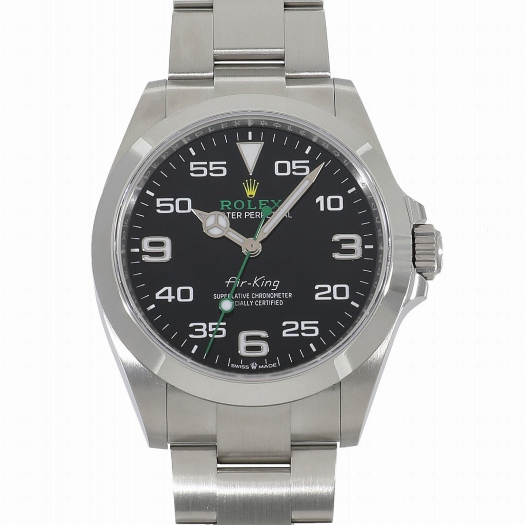 [新品]ロレックス エアキング 126900 ブラック メンズ